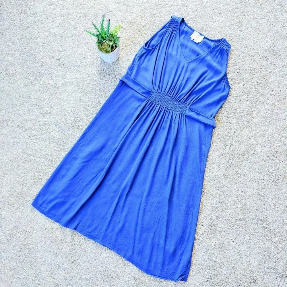 Kate Spade Blue Cobalt Summer Resort Vacation Dress Small Wedding Guest Party
